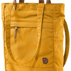 Fjallraven Totepack No. 1 Small in Acorn Convertible Tote Purse NWT